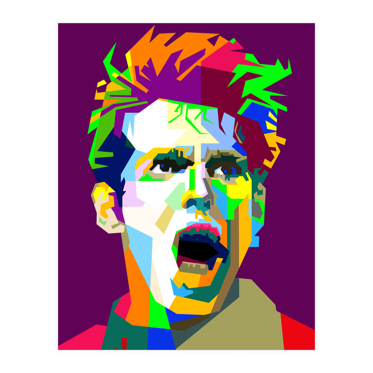 Ricardo Kaka Brazilian Football Pop Art WPAP (Print Only)