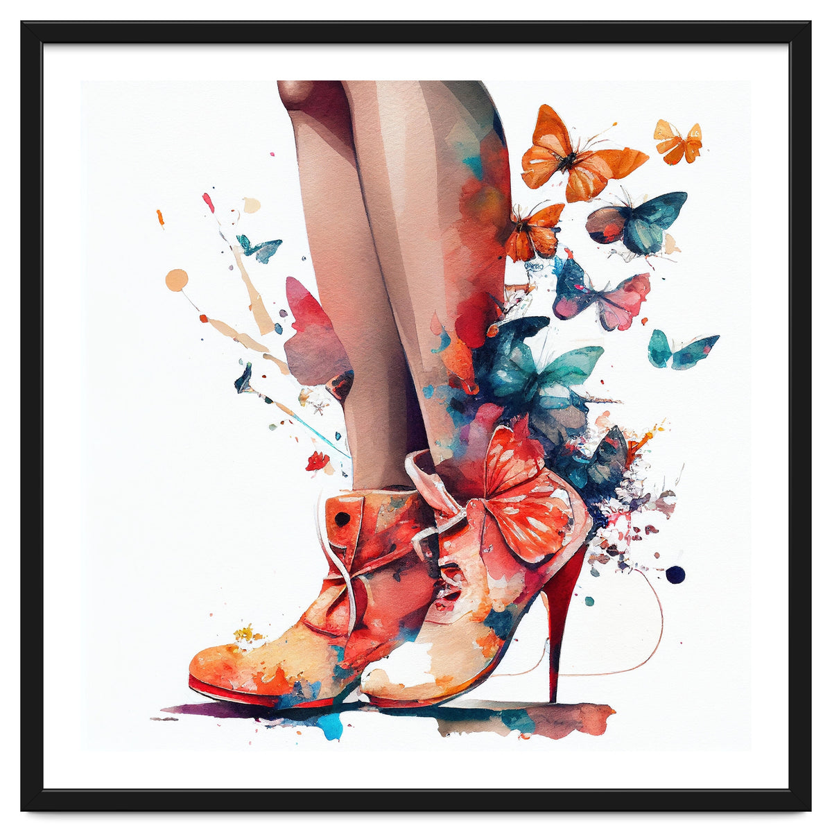 Butterfly Heels Splash