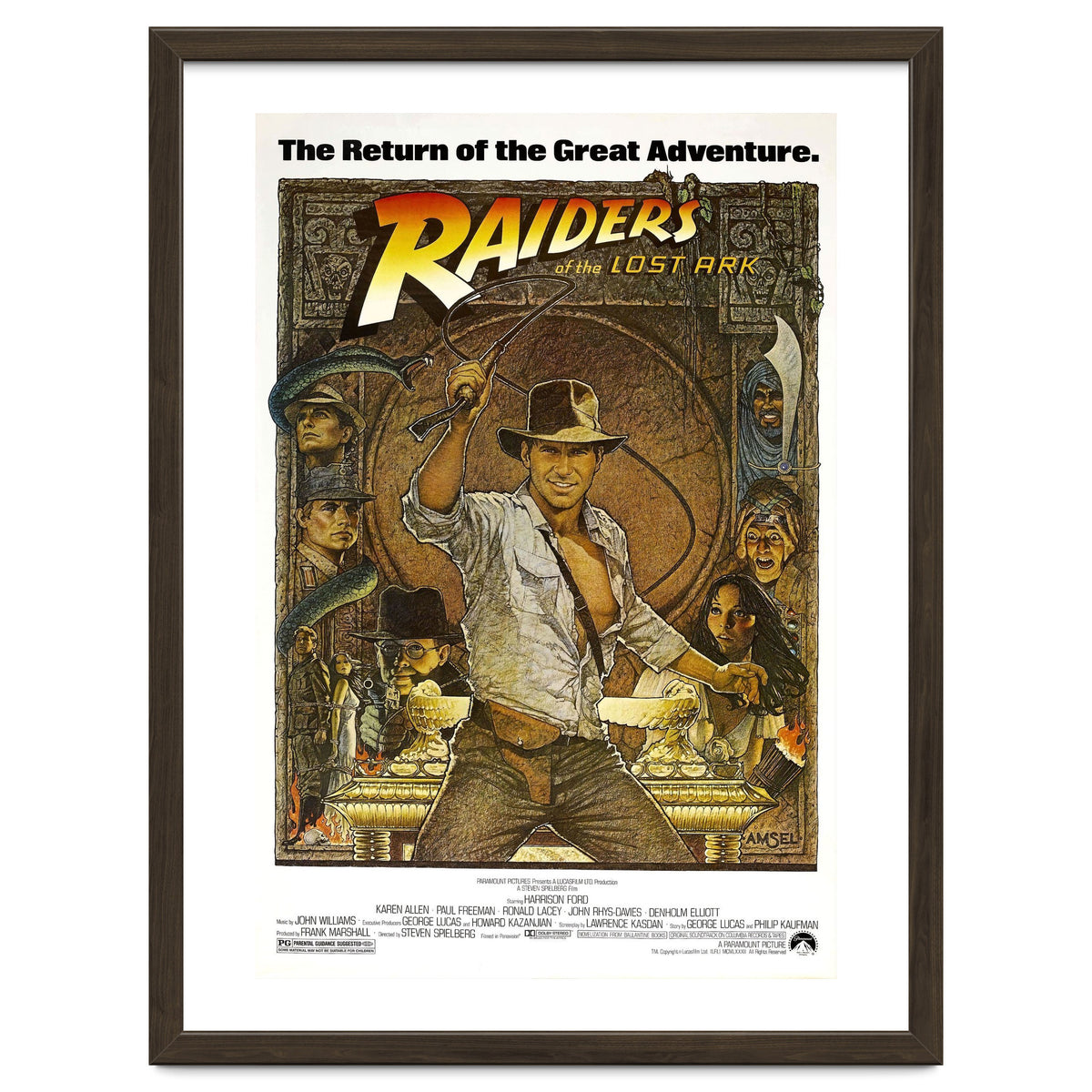 RAIDERS OF THE LOST ARK (1981), directed by STEVEN SPIELBERG.