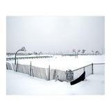 Snow-covered deserted basketball court in winter (Print Only) thumbnail