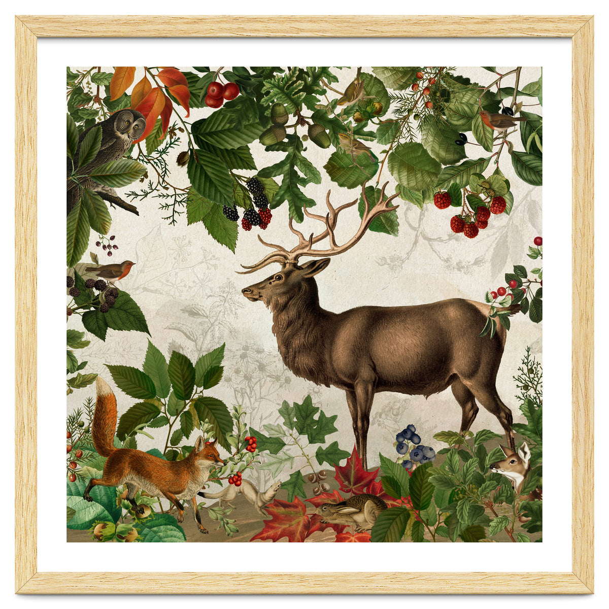 Nostalgic Autumn guardians of the forest 1