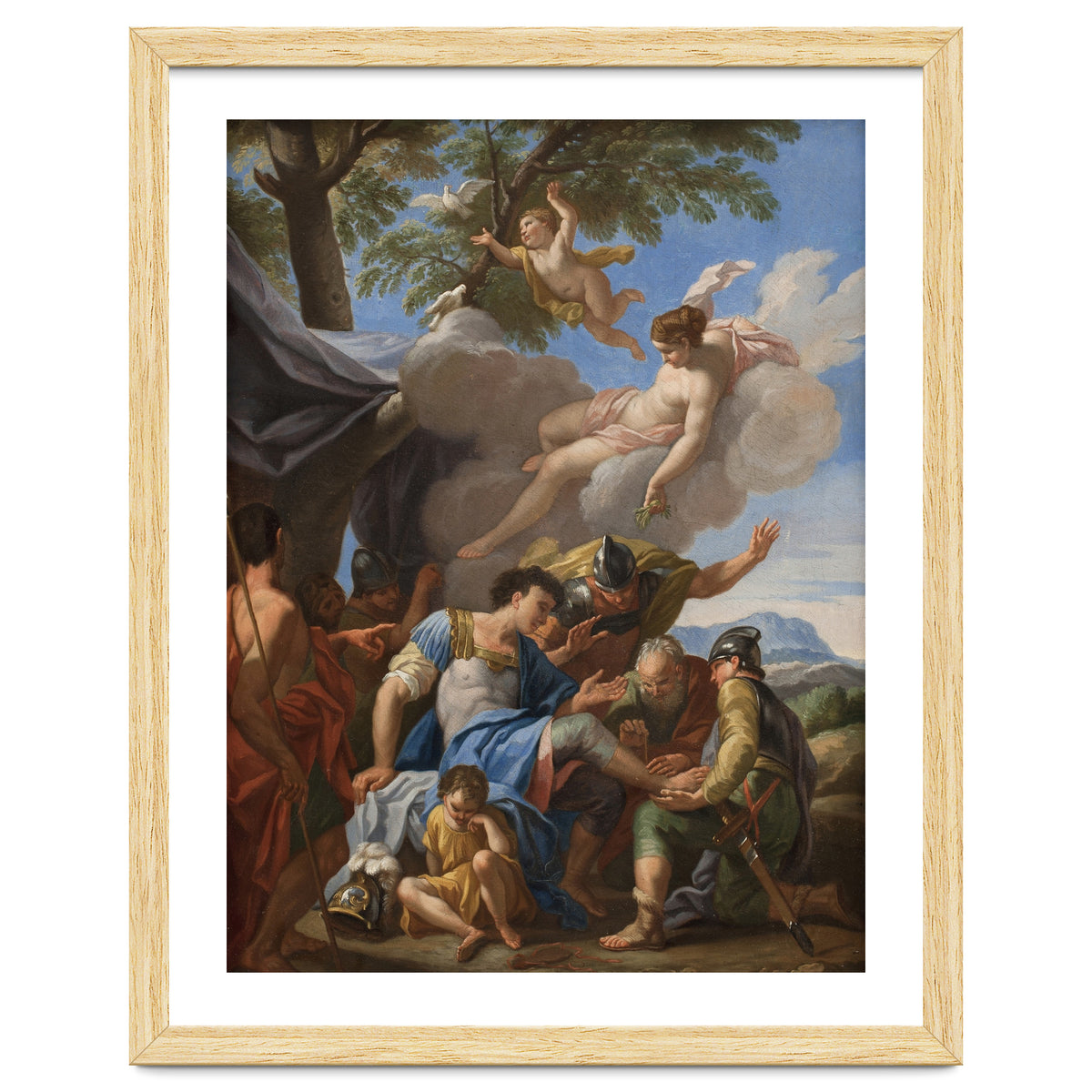 Hendrik Krock – Venus Brings Healing Herbs to the Wounded Aeneas