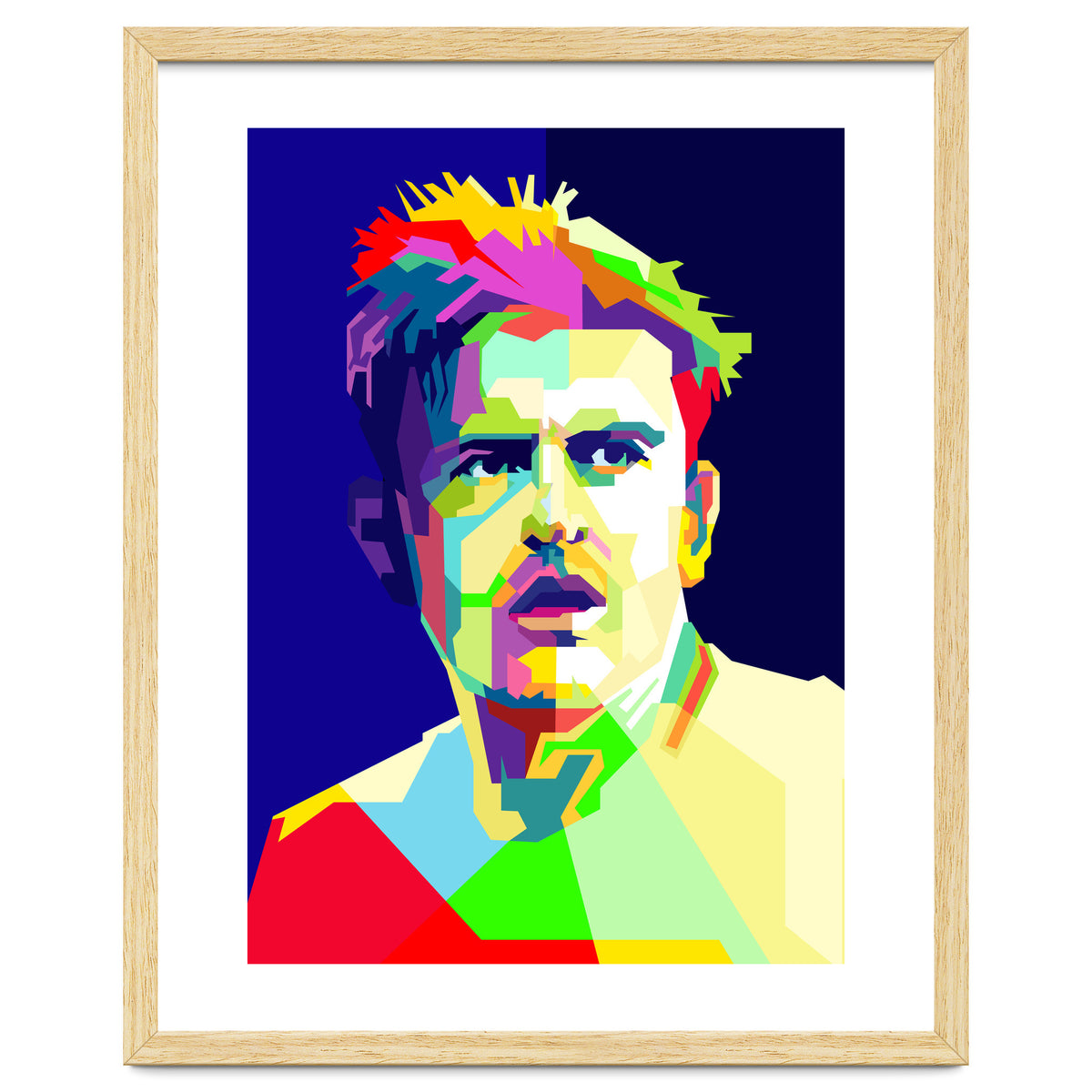 Harry McGuire English Football Pop Art WPAP