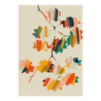 colorful hanging maple leaves (Print Only)