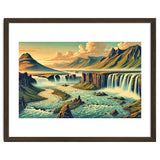 Vintage Iceland, Landscape Poster thumbnail