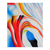 Georgia O’Keeffe – Music, Pink and Blue (1918) | Abstract Modernist Harmony of Color and Emotion (Print Only)