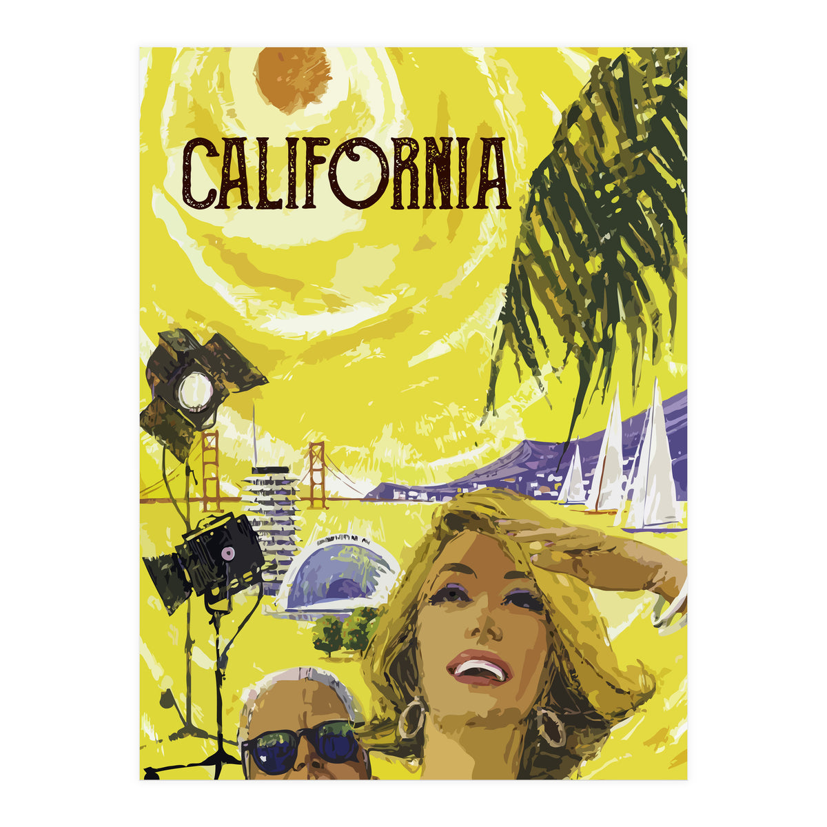 Sunny California (Print Only)