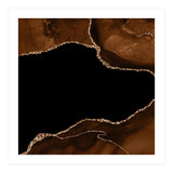 Brown & Gold Agate Texture 04 (Print Only) thumbnail
