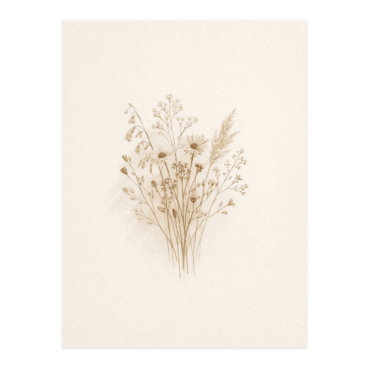 Minimalist Japandi Textures in Warm (Print Only)