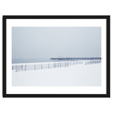 Pier in the winter seascape thumbnail