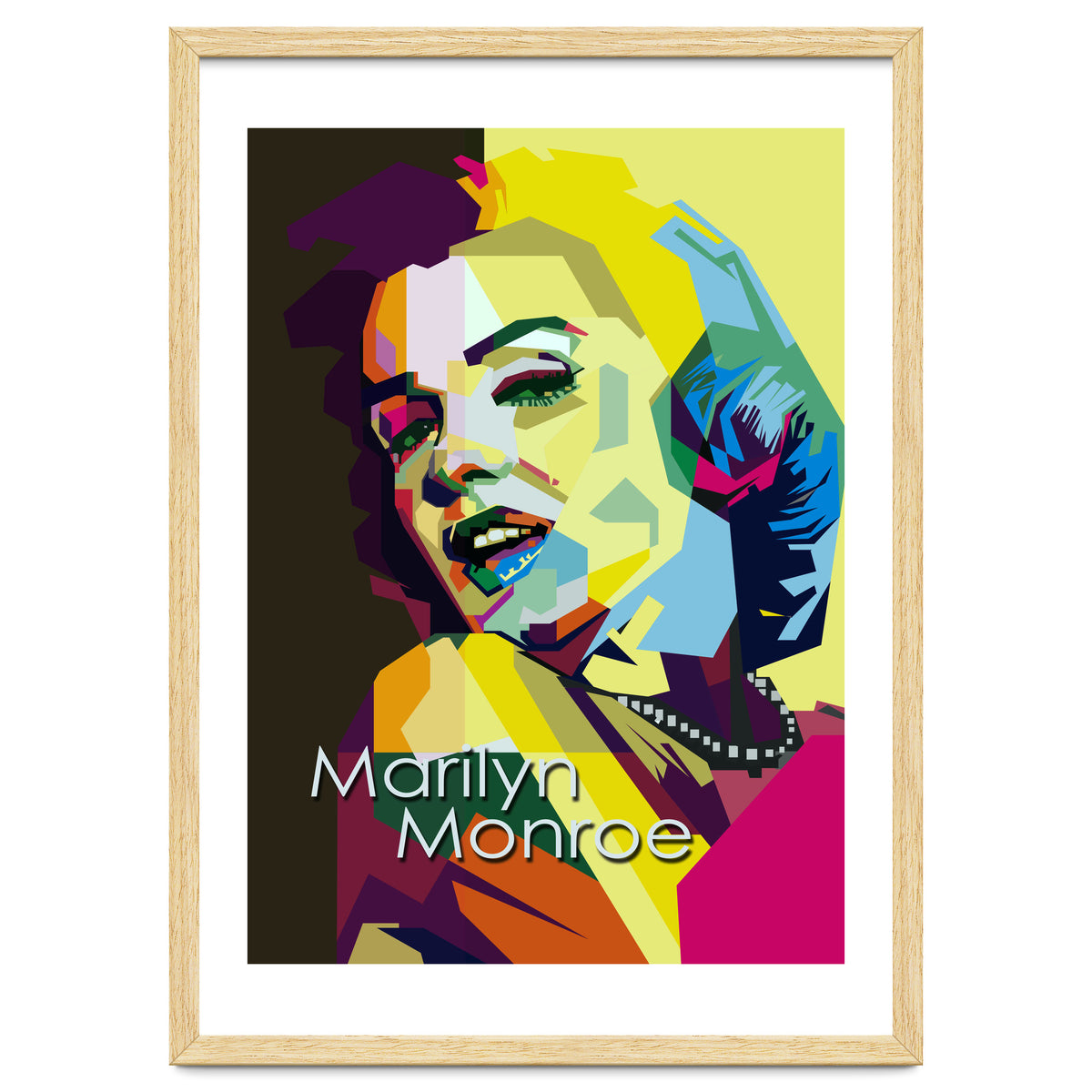 Marilyn Monroe Beauty Actress Pop Art Wpap