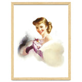 Beautiful Smiling Lady In White thumbnail