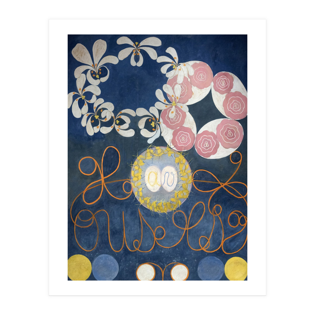 Hilma af Klint - The Ten Largest No 1 Childhood - Abstract Spiritual Art (Print Only)