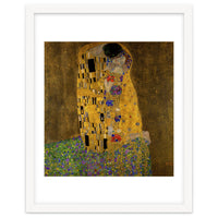 Gustav Klimt The Kiss Gold Romantic Art