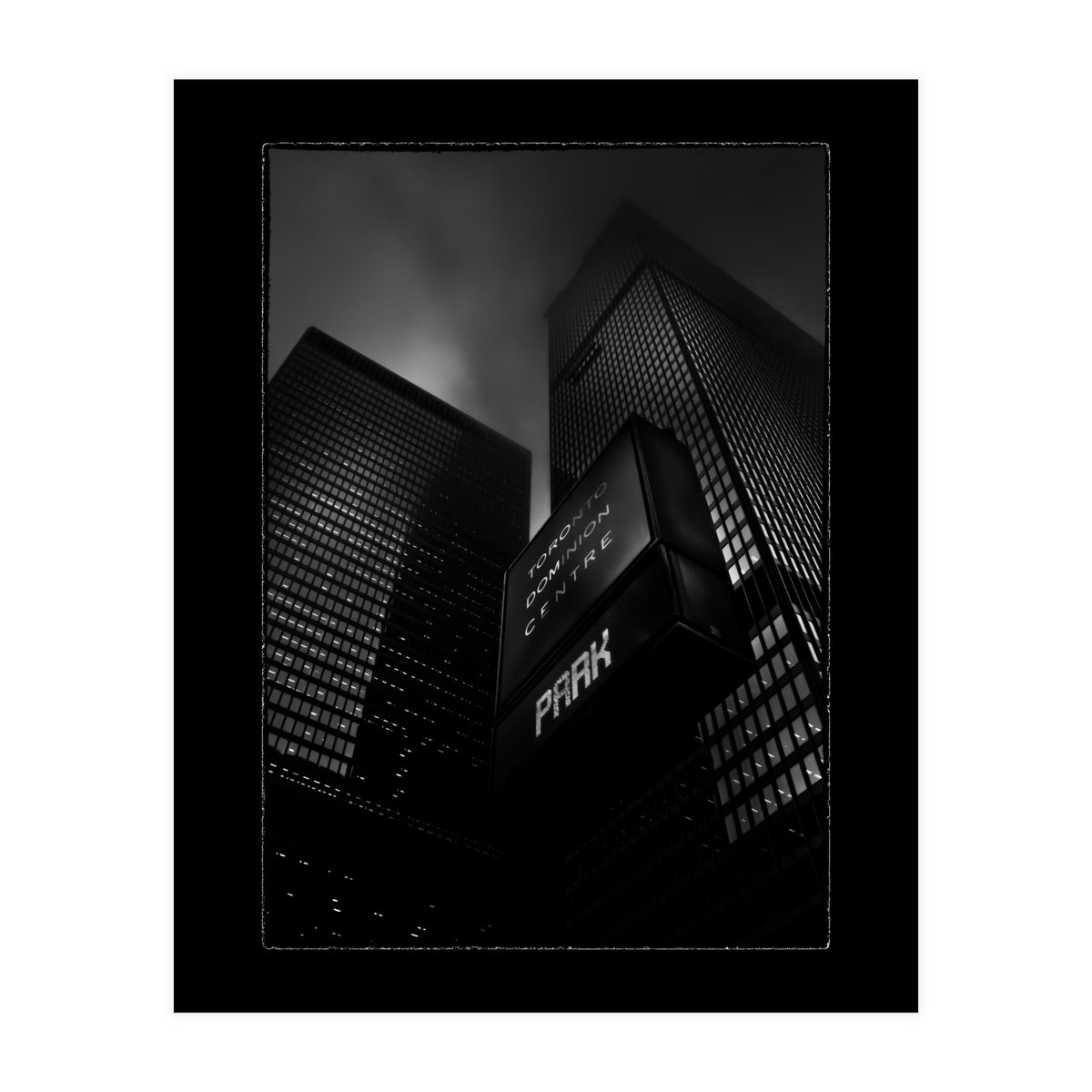 Downtown Fogfest No 16 with Border (Print Only)