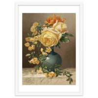 William Duffield – Marchal Niel Roses (1883) Botanical Floral Print