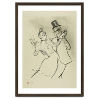 La Goulue. Henri de Toulouse-Lautrec; French, 1864-1901. Date: 1894. Dimensions: 308 × 254 mm (im...