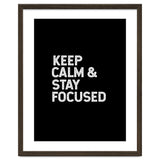 keep calm and stay focused thumbnail