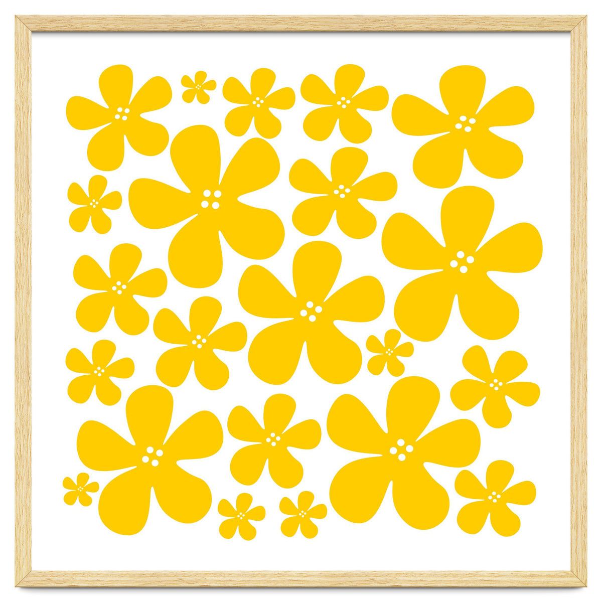 Yellow Flowers Pattern