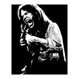 Neil Young Musician Legend in Grayscale 2 (Print Only) thumbnail