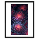 Ethereal Neon Blooms: Intricate 3D Floral Fractal Art thumbnail