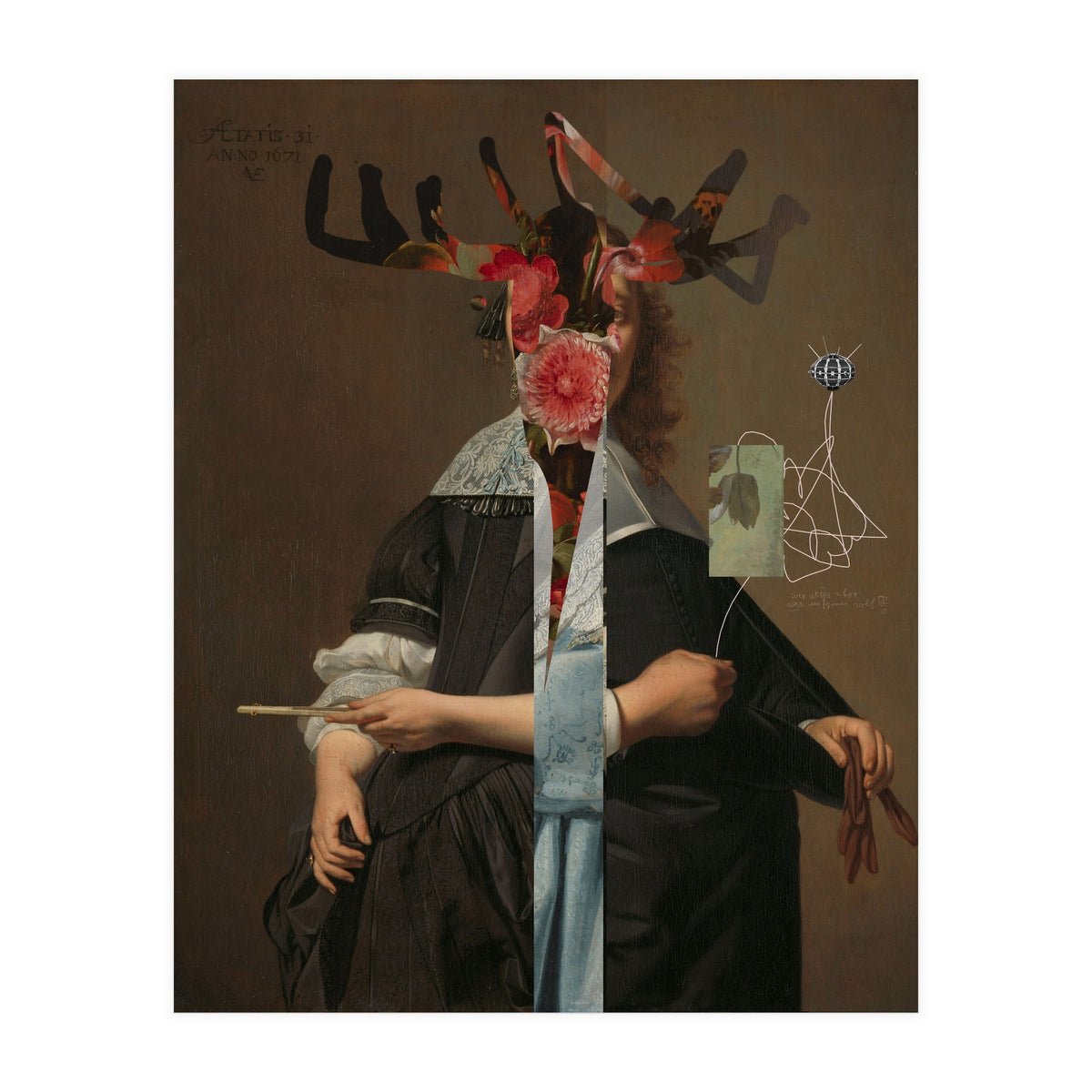 Classic Mix 252 · Hirsch Blumen (Print Only)