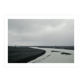 River passing through a black volcanic road - Iceland  (Print Only) thumbnail