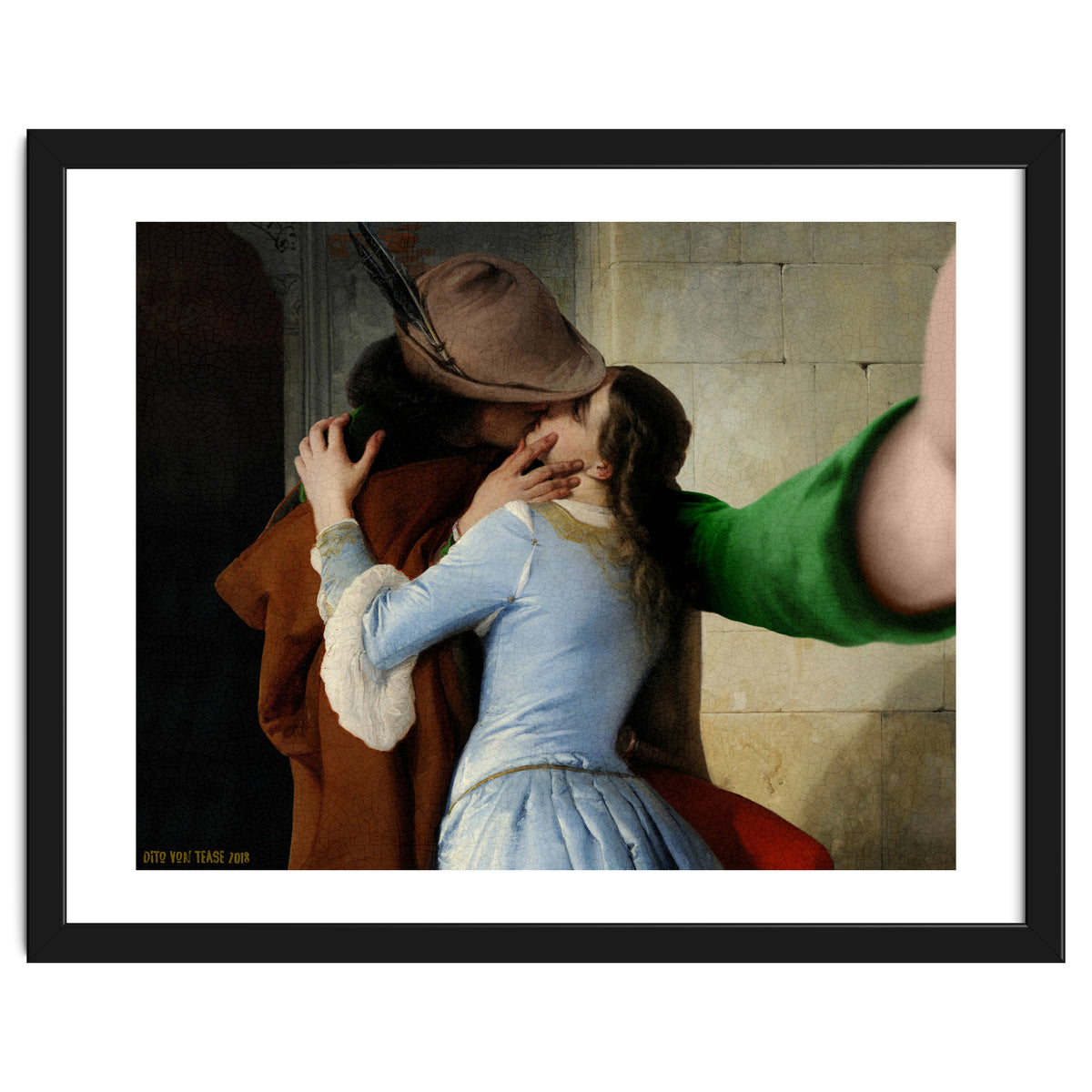 Francesco Hayez - The Kiss - Selfie