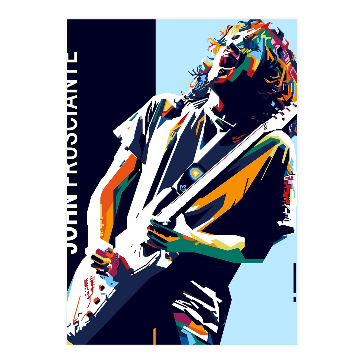 John Frusciante Style WPAP (Print Only)