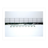 Bench with no people in snowy winter (Print Only) thumbnail
