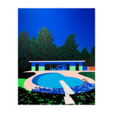 Hiroshi Nagai - Swimming Pool, City Pop At Night (Print Only) thumbnail