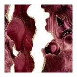 Burgundy & Gold Glitter Agate Texture 05  (Print Only) thumbnail