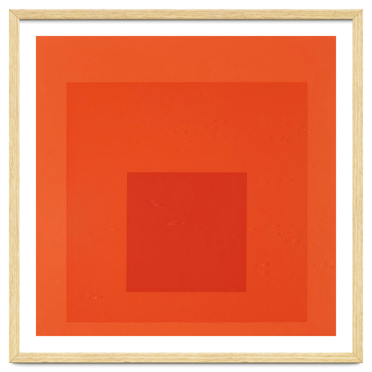 JOSEF ALBERS - HOMAGE TO THE SQUARE RED