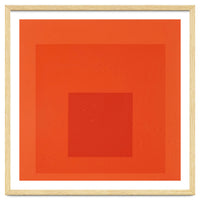 JOSEF ALBERS - HOMAGE TO THE SQUARE RED