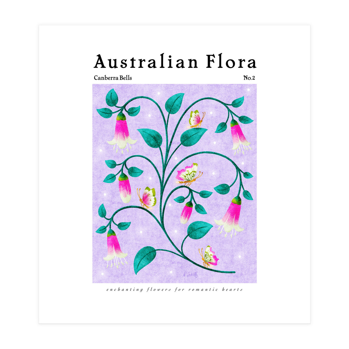 Australian Flora: Canberra Bells (Print Only)