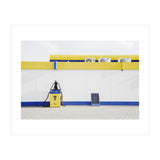 Yellow and blue gas station (Print Only) thumbnail