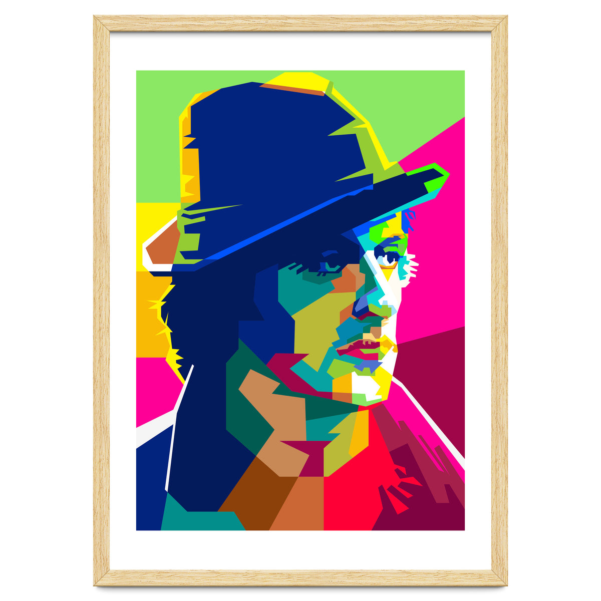 Sylvester Sly Stallone American Actor Pop Art WPAP