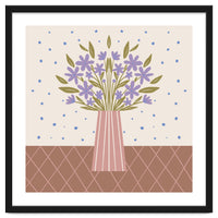 Flower Vase Mocha Mousse