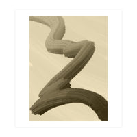 Brushstrokes in Sepia (Print Only)