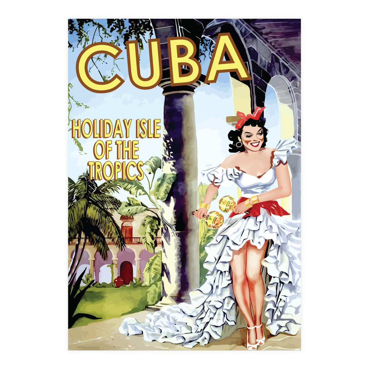 Cuba Holiday Island (Print Only)