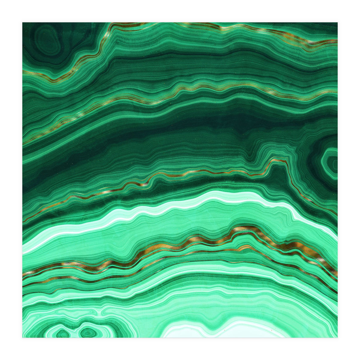 Malachite Texture 03 (Print Only)