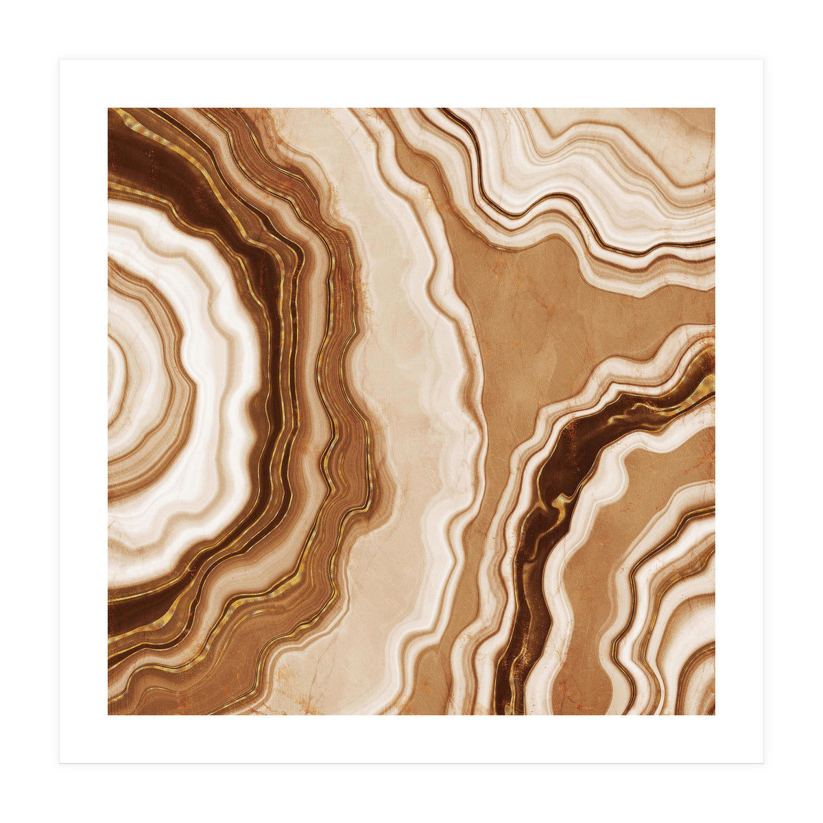 Golden Agate Texture 06 (Print Only)