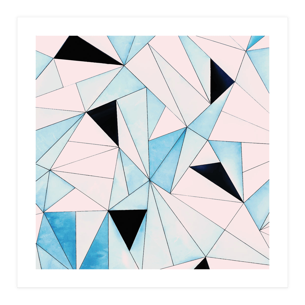 Geometric Washout #society6 #decor #buyart (Print Only)