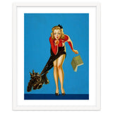 Pinup Girl And Dog Tricks thumbnail
