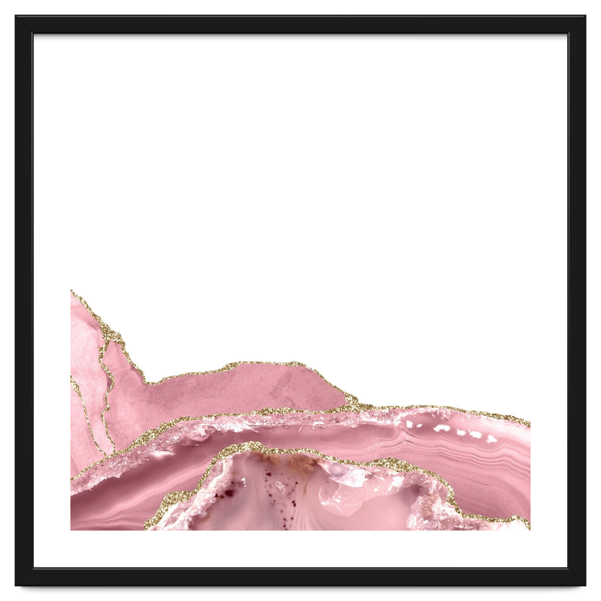 Blush & Gold Agate Texture 08