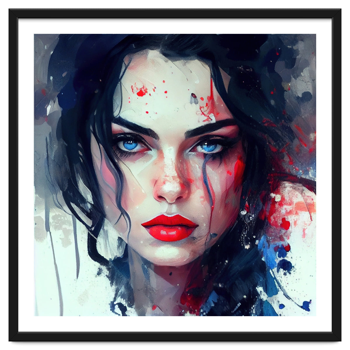 Watercolor Modern Snow White