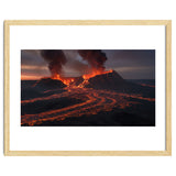 Volcanic Fury: Erupting Mountain Landscape thumbnail
