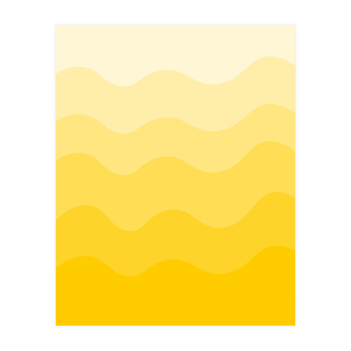 Yellow gradient design (Print Only)
