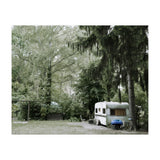 Travel trailer in the green garden (Print Only) thumbnail