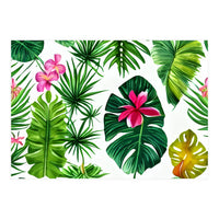 The Tropic, Banana Leaves Tropical Jungle Botanical, Palm Plants Monstera Nature, Bohemian Plants Floral (Print Only)
